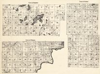 Chippewa County - Sampson, Wheaton, Auburn, Wisconsin State Atlas 1930c